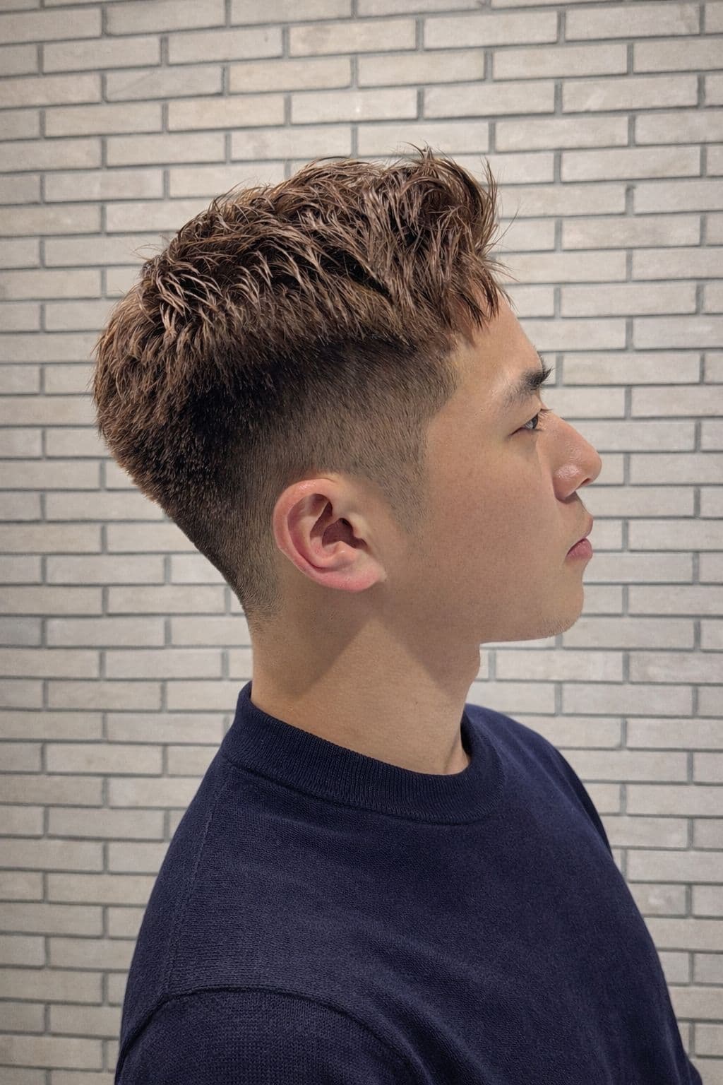 Korean men's hair style by JUNO HAIR Myeongdong 2nd Branch — trend cut, two-block, men's perm · case 6